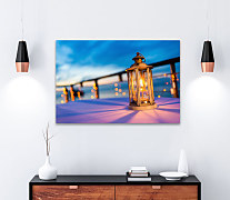 Obraz Lampáš na moste 1357